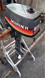 Mercury Mariner 4hp + Carrinho transporte 