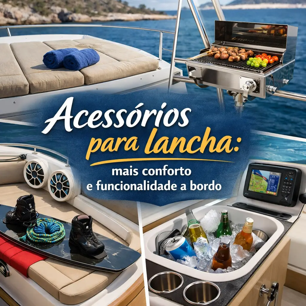 Acessórios para lancha: mais conforto e funcionalidade a bordo