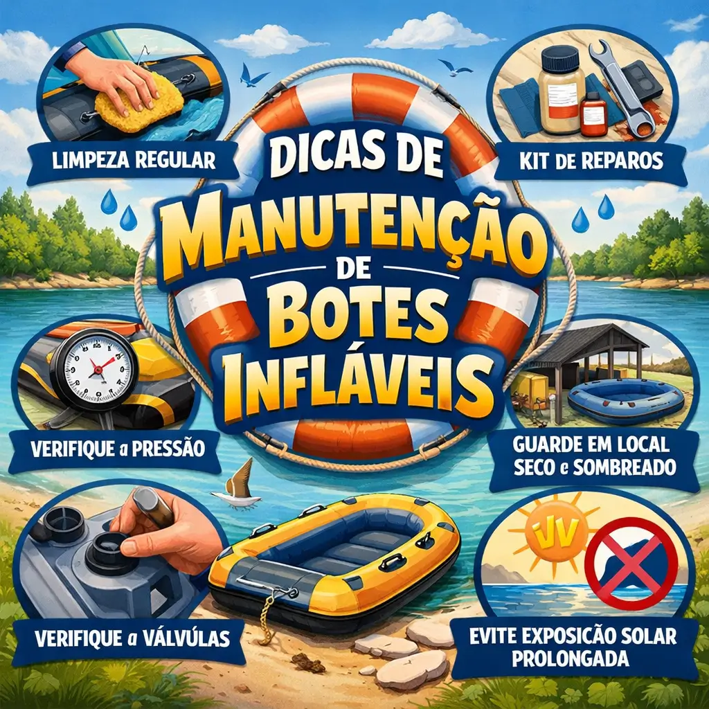 Dicas de manutenção de botes infláveis