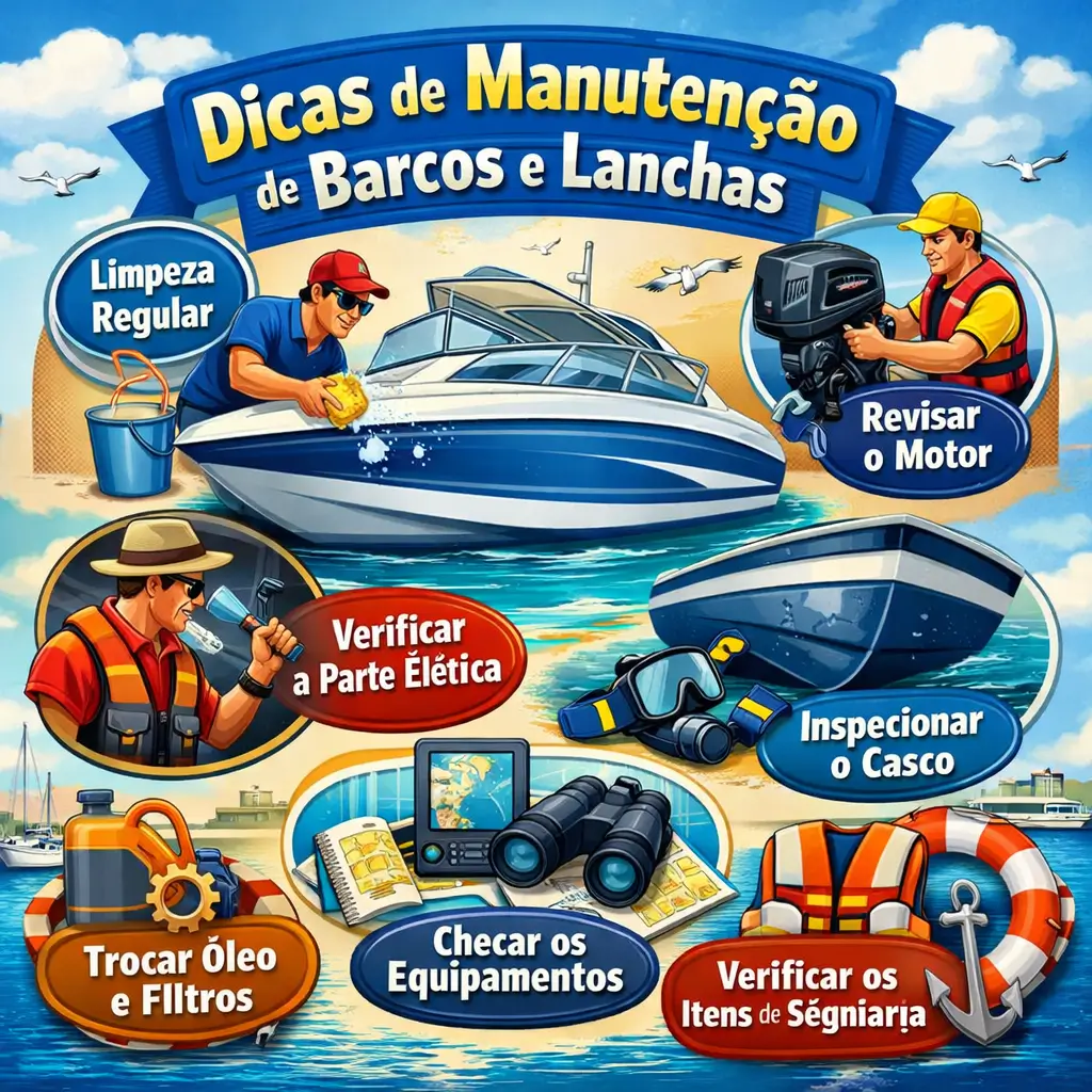 Dicas de manutenção de barcos e lanchas
