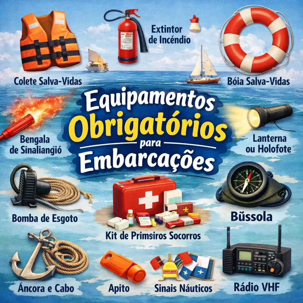 Equipamentos obrigatórios para embarcações