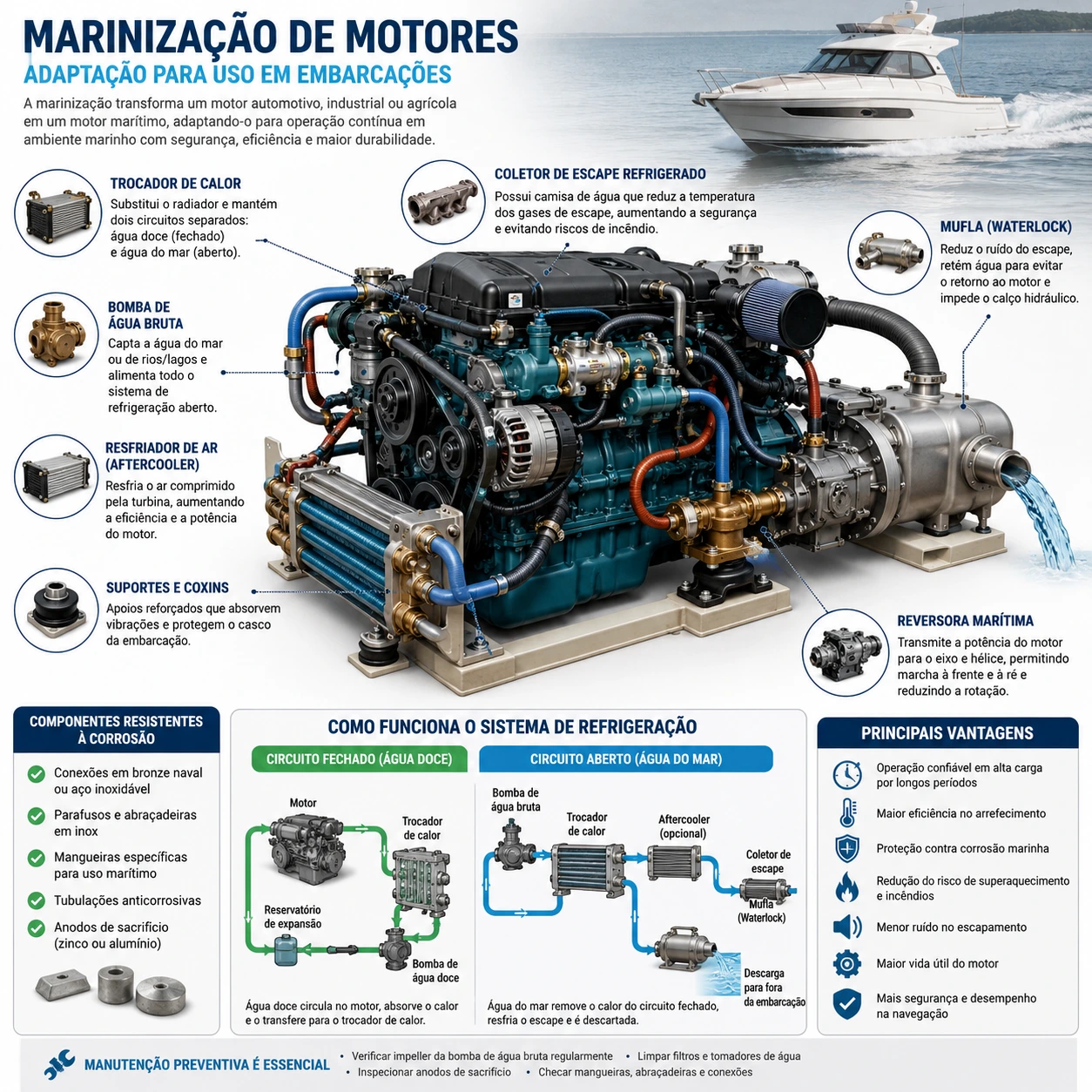 Marinização de motores