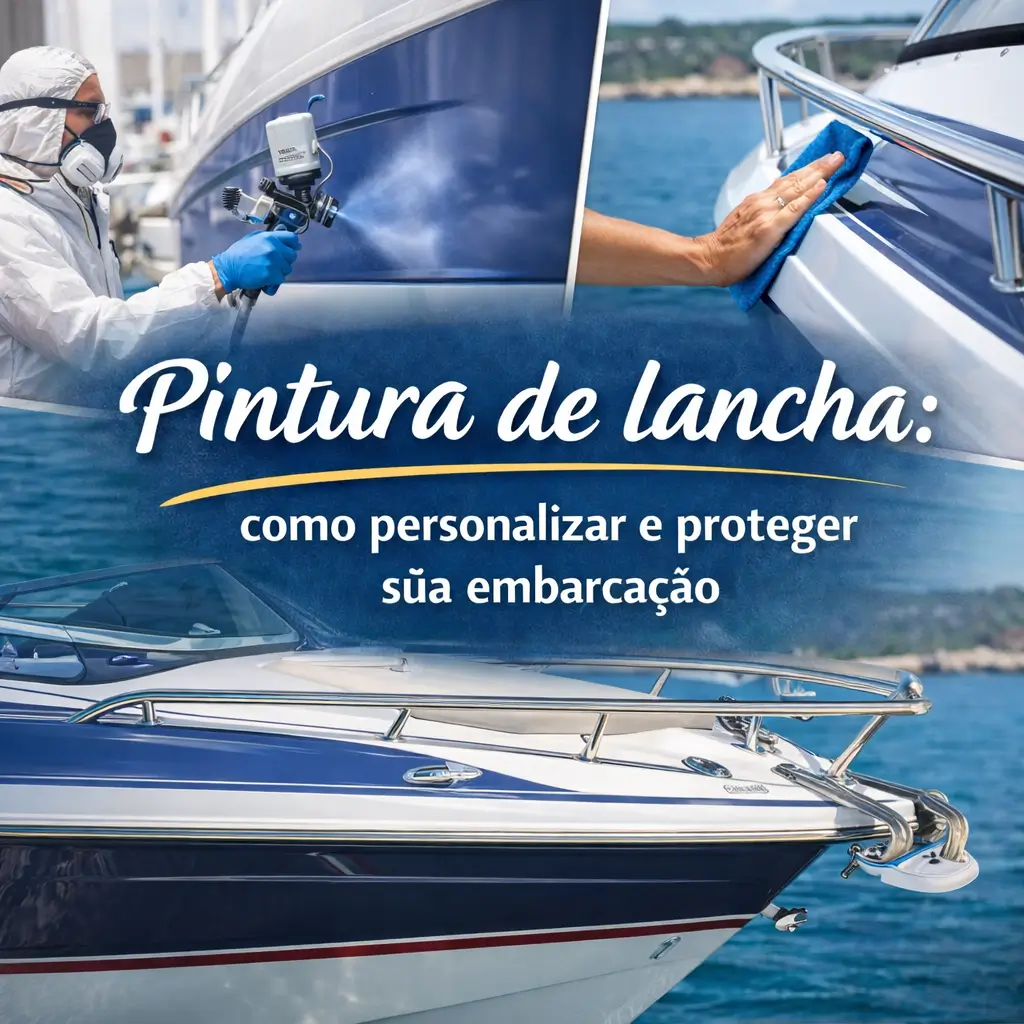 Pintura de lancha: como personalizar e proteger sua embarcação