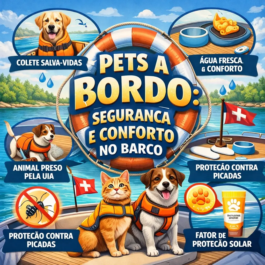 Pets a Bordo: Segurança e Conforto no Barco