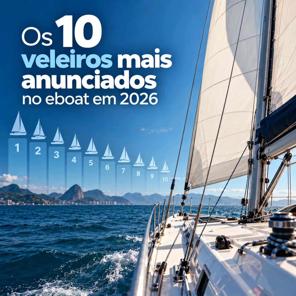 Os 10 veleiros mais anunciados no eboat em 2026