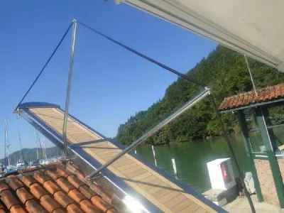 Clique para visualizar Passarela hidráulica telescópica inox para lanchas