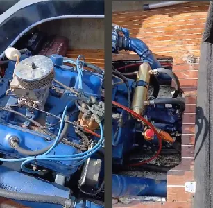 Lancha Esquimar 18 pés em fibra c/ reversor