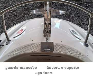 Guarda-mancebo para-brisa churrasqueira escada  