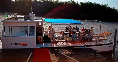 Catamarã Bate Vento em fibra de vidro BV 43ETP