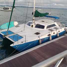 Catamarã modelo Kelly 37' - Projeto Derek Kelsall 