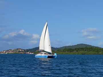 Catamarã modelo Kelly 37' - Projeto Derek Kelsall 