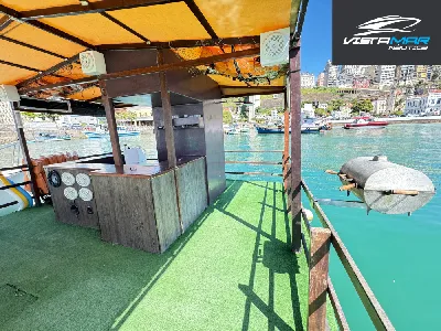 Clique para visualizar Catamarã - Balsa 28 pés 2022 com Evinrude 115hp