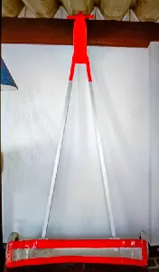 Clique para visualizar Carretinha de encalhe veleiro Dingue Holos nova