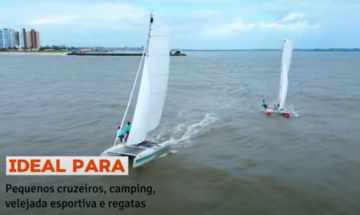 Veleiro Bate Vento BV 21 sem cabine 