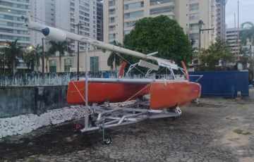 Veleiro Bate Vento BV 21 sem cabine 