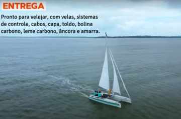 Veleiro Bate Vento BV 21 sem cabine 