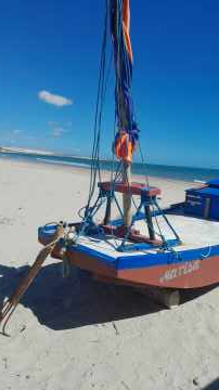 Jangada para pesca artesanal