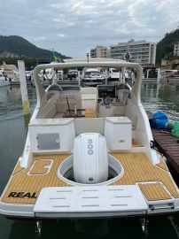 Barco novo 2025 com motor de popa - Mercury 250hp