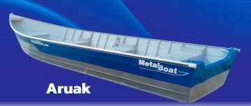 Bote de pesca em duralumínio MetalBoat   