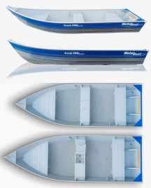 Bote de pesca em duralumínio MetalBoat   