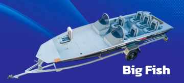 Bote de pesca em duralumínio MetalBoat   