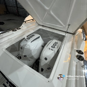 Real 35 Cabriolet parelha de popa Mercury zero