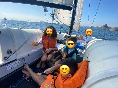 Clique para visualizar Veleiro Pomar Cat 20" Catamarã Cabinado