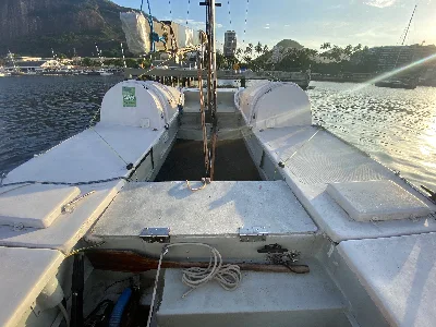 Clique para visualizar Veleiro Pomar Cat 20" Catamarã Cabinado