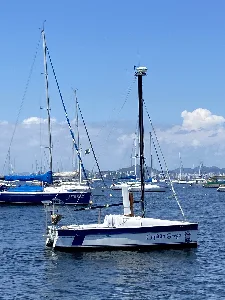 Clique para visualizar Veleiro Pomar Cat 20" Catamarã Cabinado