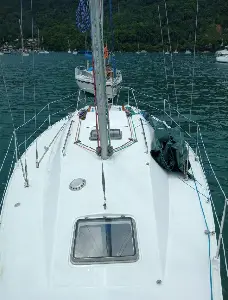 CAL 9.2 com poita na Ribeira Ubatuba