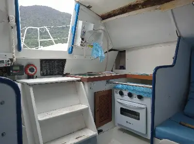 CAL 9.2 com poita na Ribeira Ubatuba