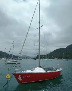 CAL 9.2 com poita na Ribeira Ubatuba