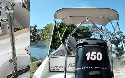 Mastros e tripés inox - esqui, wakeboard e boia