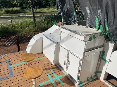 vendo trawler 40 pés em fase de término 