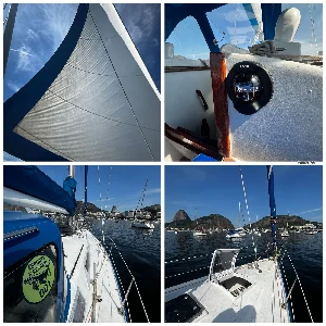 Veleiro 34 pés robusto, completo, pronto p/ navega