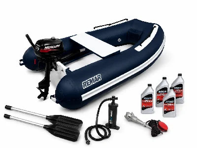 Clique para visualizar Kit Náutico Bote + Motor Mercury 3.3 HP + Âncora +