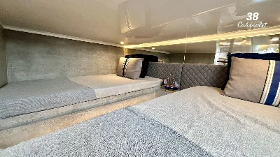 Clique para visualizar Real 38 Cabriolet - Parelha Mercury 250hp de popa