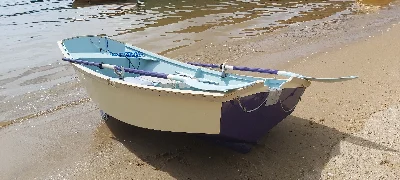 Clique para visualizar Dinghy de madeira bote de apoio