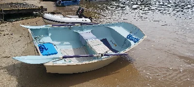 Clique para visualizar Dinghy de madeira bote de apoio