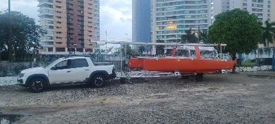 Clique para visualizar Catamarã Bate Vento BV 21 sem cabine