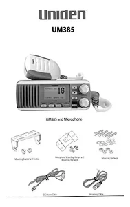 Clique para visualizar Rádio Maritimo Uniden Solara Um-385 Dsc Branco/Neg