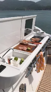 Clique para visualizar Espaço gourmet e plataforma lanchas